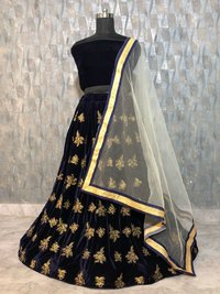 Party Wear Embroidered Lehengas