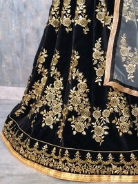 Party Wear Embroidered Lehenga Choli For Girls