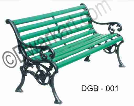 Antique Cast Iron Garden Bench