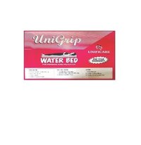 Water Bed Mattress - Vinyl, 78x54x8 Inches , 150 Gallon Capacity, 500 Lbs Weight Limit, Electric Heating System, Red Color, 1 Year Warranty