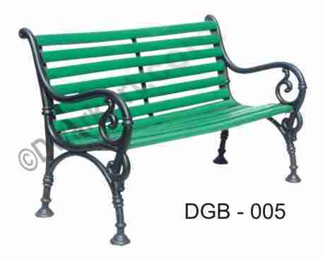 Jodhpuri Cast Iron Garden Bench