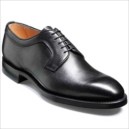 Formal Pointed Black Color Leather Shoes