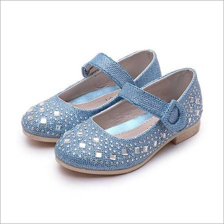 Ladies Blue Color Belly Shoes