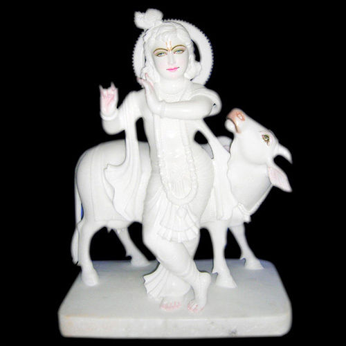 Marble Krishna Moorti 