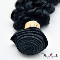 Double Machine Weft Hair Extensions - Remy Indian Human Hair, 8-32 Inch Length, Straight Wave Curly, Black Color, 95-100 Grams