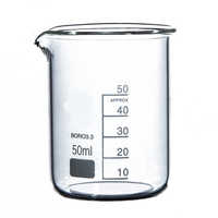 Glass Beaker - Borosilicate Glass, Various Sizes | Optimum Strength, Easy To Clean, Reusable, Alluring Design, Accurate Size