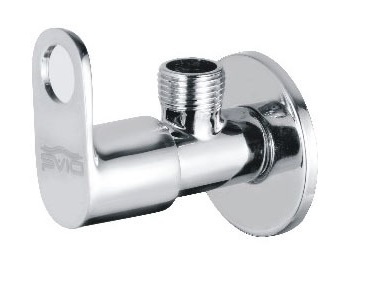 Flanged Angle Valve - Color: Silver