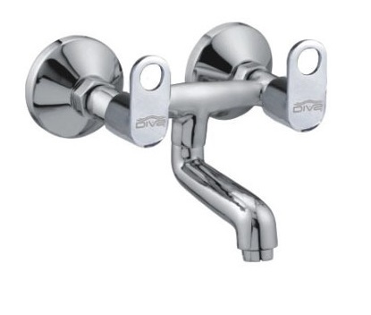 Non-Telephonic Bathroom Wall Mixer