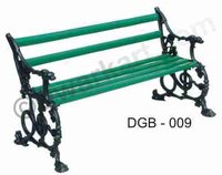 Contemporary Cast Iron Garden Bench