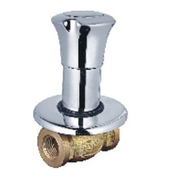 Concealed Plumbing Stop Cock 15 Mm - Color: Silver