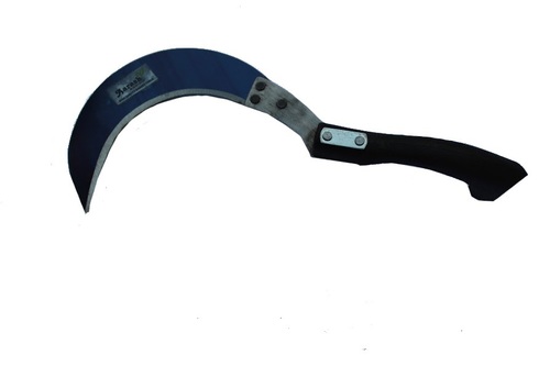 Sickle - High Carbon Steel 12 Inch Blade, Ergonomic Plastic Handle, Rust Resistant, Lightweight