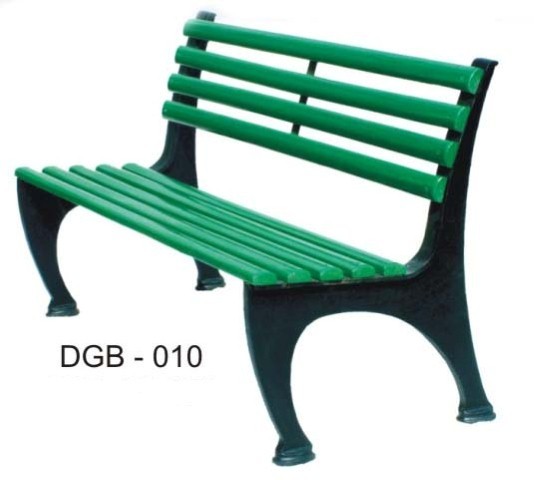 Indian Cast Iron Garden Bench