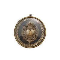 Decorative Heart Frame - Iron, 17.5x17.5x2 Cm | Antique Finish, Durable, Easy To Clean, Exquisite Design, Perfect For Hotels And Living Rooms