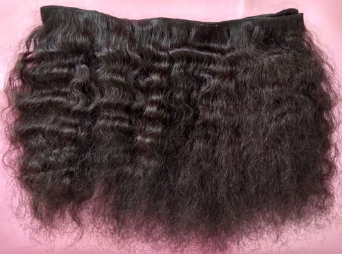 Natural Curly Indian Human Hair Length: 8-32 Inch (In)