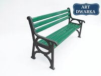 Bodhi Cast Iron Garden Bench