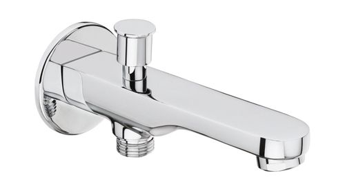 Stainless Steel Wall Spout With Button