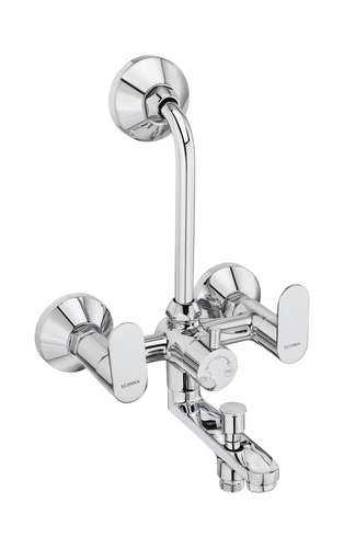 Stainless Steel Wall Mixer 3 In 1 With Bend