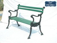 Hudson Cast Iron Garden Bench