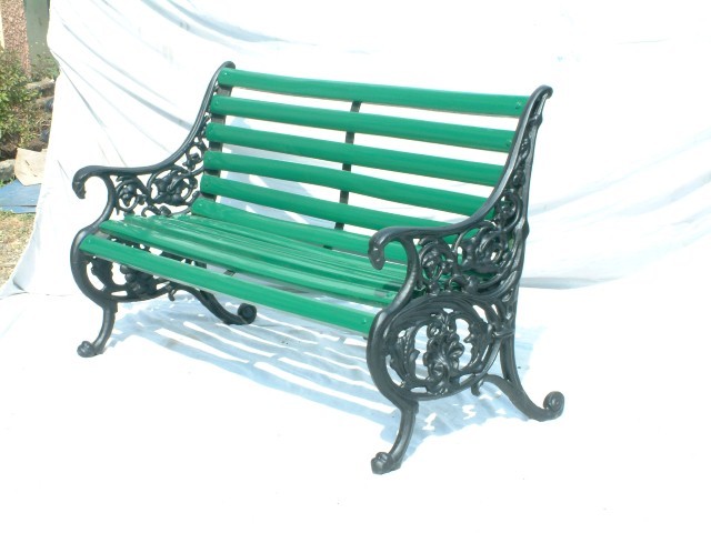 Indiana Cast Iron Garden Bench