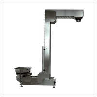 Bucket Elevator - Stainless Steel, 560 Kg , 0.75 Kw , Silver Color, High Efficiency For Food Processing Of Granules And Cereals