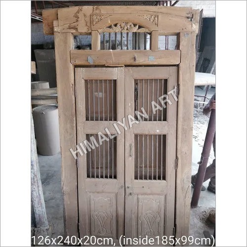 Solid Wood Ready Made Teak Wooden Door