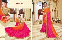 Double Shaded Georgette Sarees