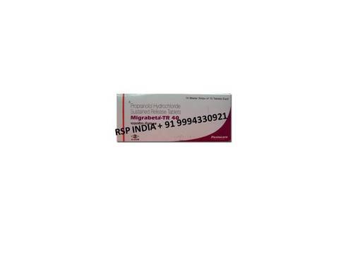 Migrabeta Tr 40mg Tablet 10 S Supplier Migrabeta Tr 40mg Tablet 10 S Exporter India