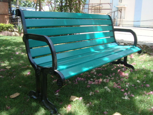 Greek Cast Iron Garden Bench