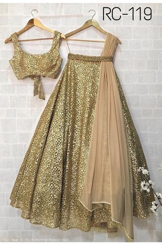 Designer Golder  Lehenga Choli
