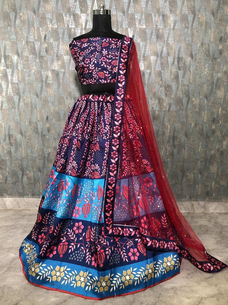 Printed Lehenga Choli