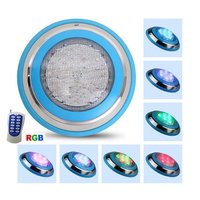 Multicolour Underwater Light - Plastic, 9 Inch Round, White | Energy Efficient, Easy To Fit, 1 Year Warranty, Excellent Illumination, Crack Resistant