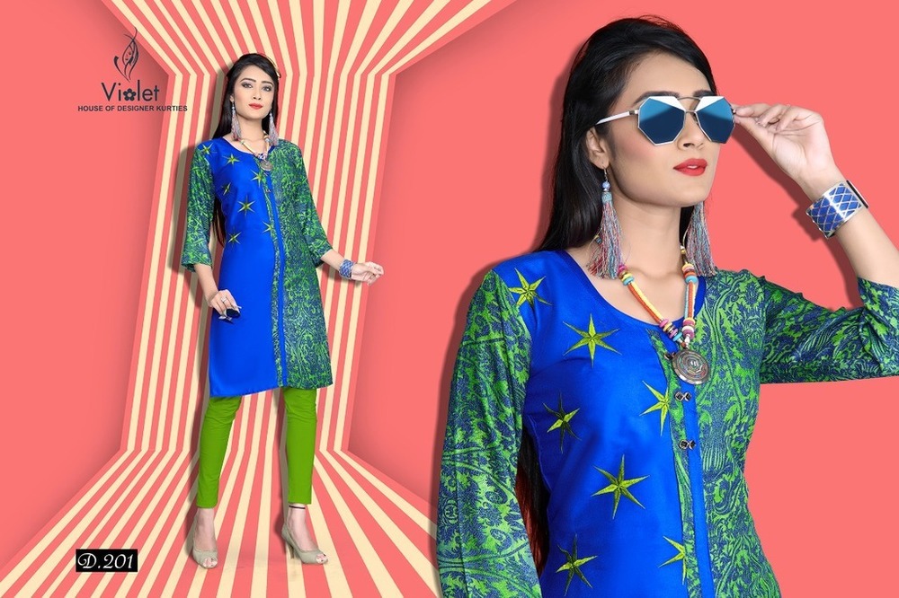 Ladies Rayon Kurtis