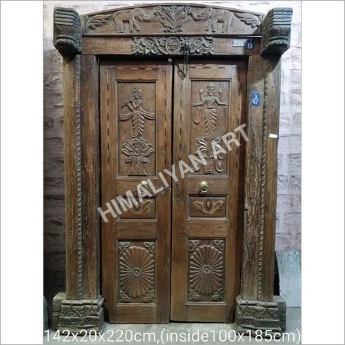 Solid Wood Teak Door