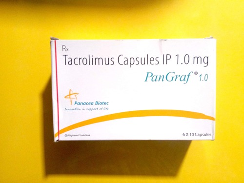 Tacrolimus Capsules - 1 MG, 60 Capsules | Immuno-Suppressant for Kidney, Liver, and Heart Transplant Patients, Adult Use with Monitoring Required