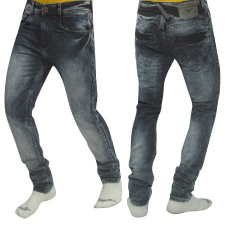 Mens Dark O.D Blast Wash Jeans