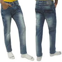 Mens Heavy Monkey Wash Jeans
