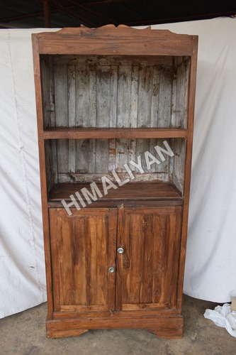 Teak Wood Almira - 182cm Height, 85cm Width | Handmade Indian Style Indoor Living Room Furniture