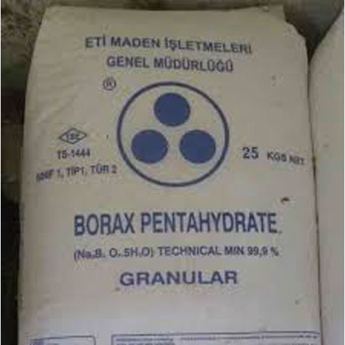 Pure Borax Pentahydrate Density: 1.73 G/cm