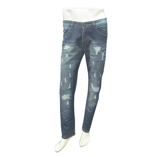 Mens Damage Jeans