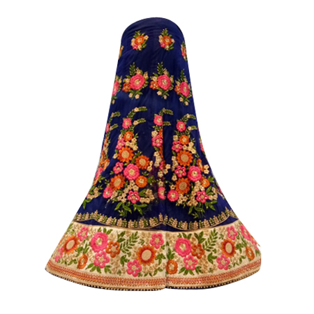 Ladies Bridal Velvet Lehenga