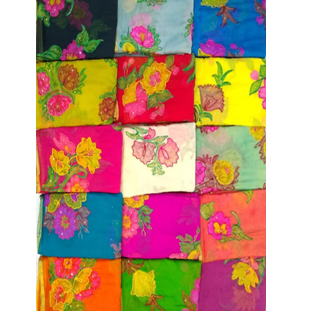 Ladies Crepe Sarees