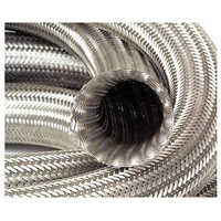 Stainless Steel Braided Hose - Various Diameters & Lengths | Corrosion Resistant, Durable, Easy Connect & Disconnect