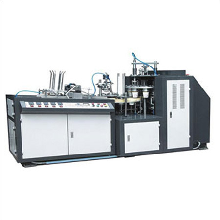 Paper Cup Machine - Steel, Large Size | High Capacity, Automatic Operation, Hydraulically Operated, Adjustable Speed, Low Noise