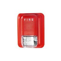 Fire Alarm Hooter - Mild Steel, 126 X 126 X 55 Mm, Red | 12/24 V, 1.2 Kg, 4 W Speaker, Industrial Usage, Wireless, Warranty Included