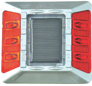 Solar Road Stud Size: 133 X 123 X 25 Mm