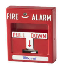 Addressable Manual Call Point - Metal, Red Color | Suitable for Industrial Use, Warranty Included