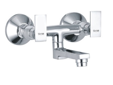 Wall Mixer Non Telephonic - Stainless Steel and Brass, 15 mm Round Design with Enhanced Durability and Modern Aesthetic