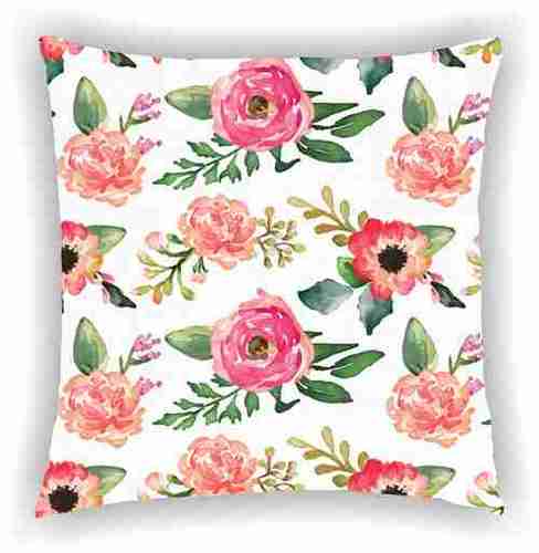 Mandala Design Cushion Cover - Cotton 40x40 cm (16x16 inches) , Digital Printed Pattern with Zipper Closure