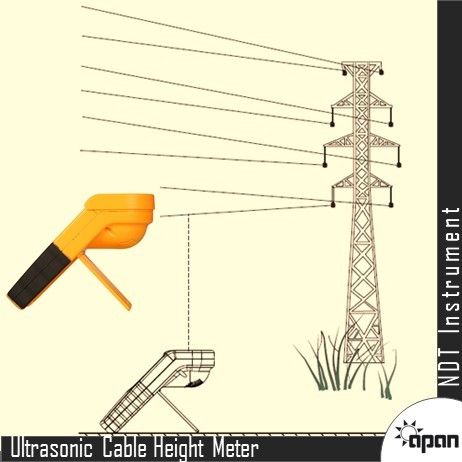 Ultrasonic Cable Height Meter