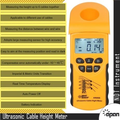 Ultrasonic Cable Height Meter